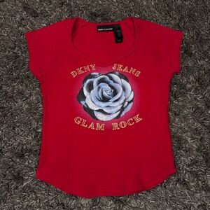 DKNY Red Rose T-Shirt